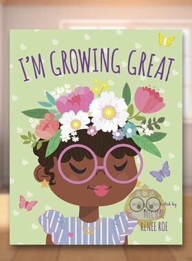 【现货】我在积极成长I’m Growing Great英文儿童绘本自我认知情绪管理6-9岁精装Mechal Renee Roe进口原版书Doubleday59342书籍