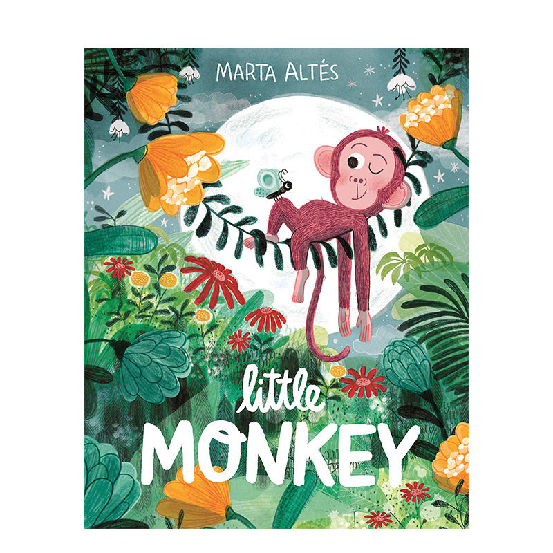 little monkey 小猴子 英文原版儿童绘本  插画家marta altes