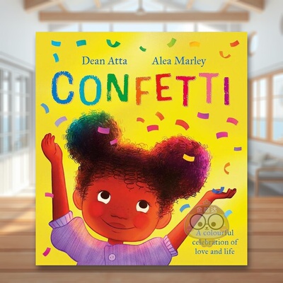 【预售】彩纸Confetti英文儿童绘本人际关系3-6岁精装进口原版书Atta  Dean Orchard Books书籍图书外版正版