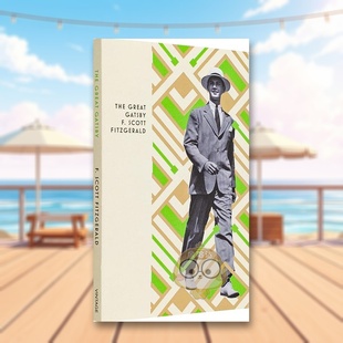 Gatsby 复古装 盖茨比英文文学世界文学进口原版 了不起 书平装 Great The 饰系列 Deco Vintage Fitzg Scott 外版 预售
