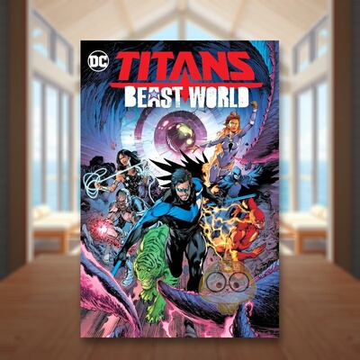 【现货】【DC Comics】泰坦野兽世界英文漫画平装进口原版书Titans: Beast World Tom Taylor  Ivan Reis书籍图书外版正版