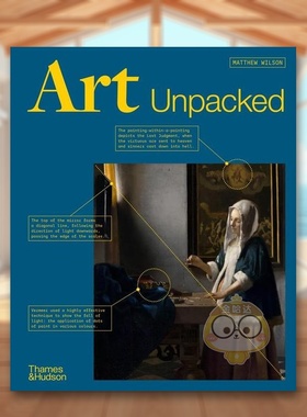 【现货】【T&H】艺术解析50件艺术杰作Art Unpacked 英文艺术总论历史理论评论Matthew WilsonThames & Hudson精装进口原版书书籍