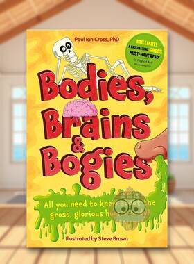 【预售】【2023青年图书奖终选名单】身体、大脑和机器人英文儿童绘本知识百科进口原版外版书平装9岁-12岁Bodies, Brains and B书