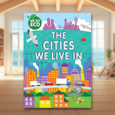 【现货】我们生活的城市【WE GO ECO】The Cities We Live In英文儿童绘本动物生态环保3-6岁精装Katie Woolley进口原版书Frankli