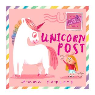 独角兽 翻页设计 Bag 预售 预计8月出版 Unicorn 含可拆趣味信件 信 英文儿童趣味 The 原版 Post