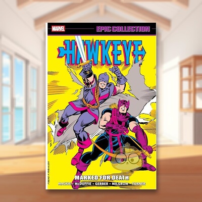 【预售】鹰眼史诗合集：死亡标记 Hawkeye Epic Collection: Marked For Death 原版英文漫画书进口书籍图书外版正版