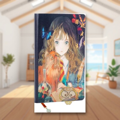 【预售】哈利波特赫敏缎带手账本HARRY POTTER HERMIONE GRANGER JOURNAL WITH RIBBON CHARM英文文创笔记本Notebook平装进口原版