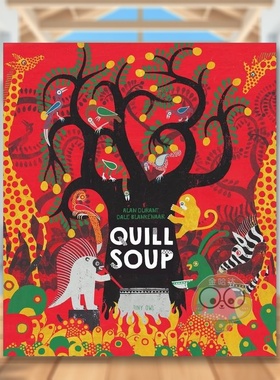 【现货】【南非插畫師Dale Blankenaar】鹅毛汤（平装）英文儿童绘本插画师进口原版书平装Quill Soup Alan Durant著Tiny Owl出版