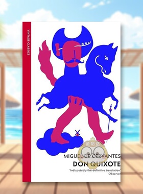 【预售】堂吉诃德英文文学小说Miguel De Cervantes进口原版书平装14岁以上Don QuixoteVintage (UK)书籍图书外版正版
