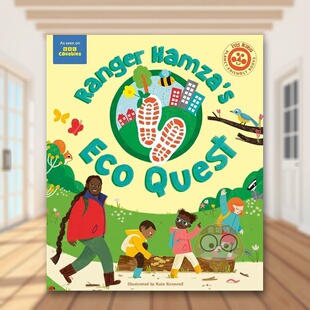 Quest英文儿童绘本动物生态环保3 现货 6岁平装 Kate 生态探险Ranger Hamza; 游侠哈姆扎 Kronreif进口原版 Hamza Ranger Eco
