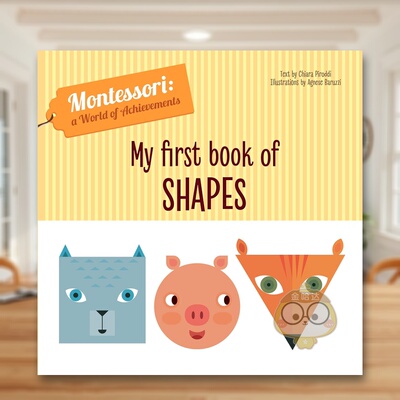 【预售】【蒙台梭利成就世界】我的形状认知书 【Montessori: A World of Achievements】 原版英文儿童语言/概念启蒙进口书籍图书