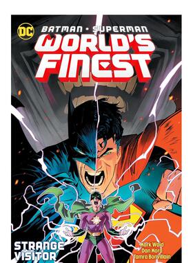 【预售】DC漫画 蝙蝠侠/超人:世界之巅卷2：奇怪的访客 Batman/Superman:World's Finest Vol.2 英文漫画书原版图书 平装美漫书籍