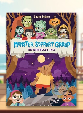 【预售】怪物支援小组：狼人的故事英文儿童漫画进口原版外版书平装3岁-6岁Monster Support Group: The Werewolf‘S Tale Suár书