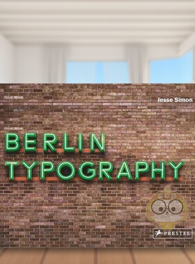 【预售】柏林排印Berlin Typography英文平面印刷版式色彩设计Jesse Simon精装Prestel进口原版书31书籍图书外版正版