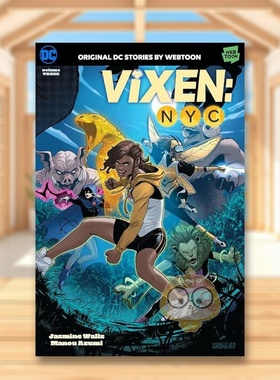 【预售】【DC Comics】DC漫画纽约雌狐卷3英文漫画简装进口原版书Vixen NYC Volume Three Jasmine Walls  Manou Azumi书籍图书外