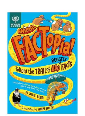 【预售】趣味知识百科 奇妙的动物 大英百科全书 【FACTopia】Animal Factopia! 英文原版儿童知识科普绘本3-6岁进口英语启蒙读物