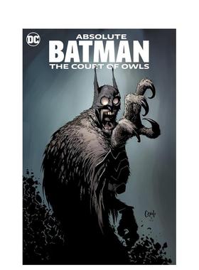 【预售】DC漫画 蝙蝠侠:猫头鹰法庭(2023版) Absolute Batman:The Court of Owls 精装 英文漫画书原版进口图书 超级英雄系列美漫