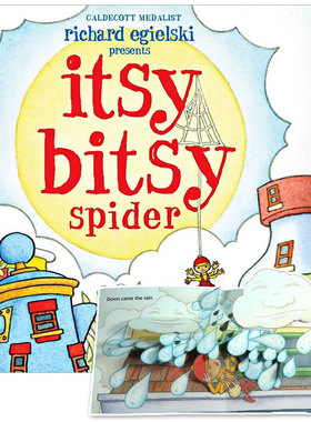 【现货】ITSY BITSY SPIDER可爱的小蜘蛛 英文儿童立体书适合3-6岁原版进口图书书籍
