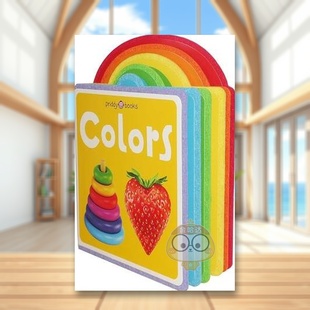 【预售】感觉颜色First Felt Colors英文儿童绘本身体认知启蒙1-3岁平装进口原版书Priddy Roger Priddy Books US书籍图书外版正
