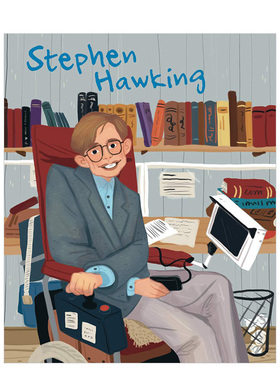 【现货】Stephen Hawking（Genius） 天才史蒂芬·霍金 英文原版儿童艺术启蒙书籍进口
