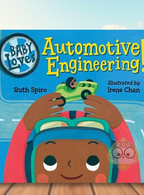 【预售】宝宝爱汽车工程宝宝爱科学Baby Loves Automotive Engineering 英文儿童绘本1-3岁板书进口原版书Ruth Spiro Charlesbri书