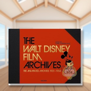 Walt 现货 外版 Disney The 1921–1968英文电影精装 Archives. 华特迪士尼电影档案馆：动画电影 Animated书 进口原版 Film 书The