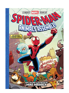 【预售】Spider-Man: Animals Assemble! (Mighty Marvel Team-up) 精装 英文原版