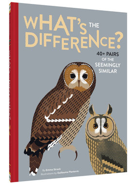 【现货】What’s the Difference : 40+ Pairs of the Seemingly Similar，区别在哪里 40+对相似物英文儿童趣味 原版图书外版进口