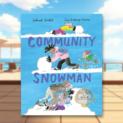 【现货】雪人联盟 无字绘本 Community Snowman 原版英文儿童绘本进口书籍图书外版正版