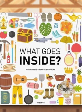 【预售】【井井有条】里面会有什么？英文儿童绘本知识百科进口原版外版书精装【Neatly Organized Things】What Goes Inside?Ma书