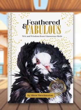 【现货】羽毛丰满 & 智慧惊人Feathered & Fabulous英文生活综合Alison Throckmorton精装Chronicle Books进口原版书4581书籍图书