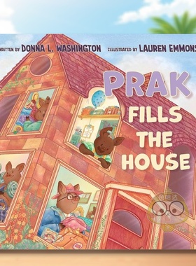 【预售】普拉克填满了房子英文儿童绘本虚构类进口原版书精装Prak Fills The HouseWASHINGTON  DONNA L.Holiday House书籍图书外