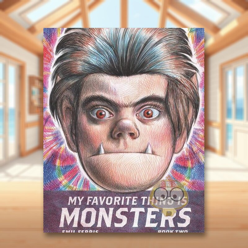 【预售】我最喜欢的东西是怪兽第二册My Favorite Thing Is Monsters Book Two英文小说进口原版图书Emil Ferris平装Fantagraphic