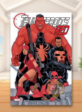 【预售】【Marvel】霹雳红选集英文漫画精装进口原版书THUNDERBOLTS RED OMNIBUS Phil Noto  Daniel Way  Marvel Various  Stev书