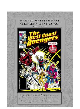 【预售】漫威漫画 漫威杰作：西海岸复仇者卷1 Marvel Masterworks: Avengers West Coast Vol.1 英文漫画书原版进口美漫书籍
