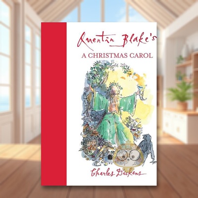 【预售】【传奇插画师Quentin Blake】圣诞颂歌 狄更斯英文儿童故事进口原版外版书平装3-6周岁Quentin Blake's A Christmas Car书