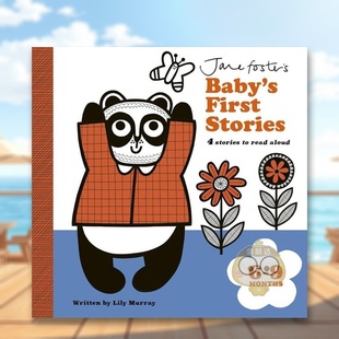 【预售】【获奖纺织品设计师简·福斯特】宝宝的第一个故事:6-9个月英文儿童故事进口原版外版书纸板书3-6周岁Jane Foster's Ba书