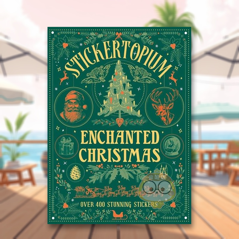 复古艺术贴纸：魔法圣诞 Sti