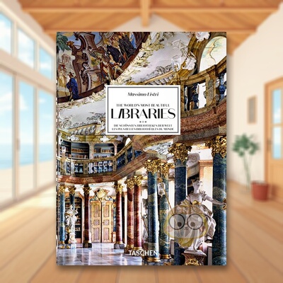 【现货】Massimo Listri 马西莫·利斯特里:世界上最美的图书馆【Taschen45周年纪念版】英文书进口正版 Elisabeth Slad
