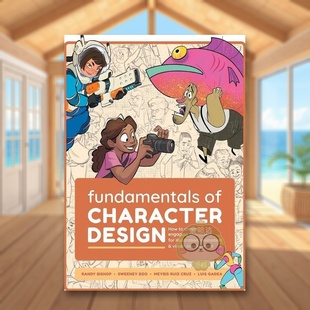 Character 进口原版 现货 书 Publishing简装 角色设计基础Fundamentals 3dtotal3dtotal Design英文插画原画设定集Publishing