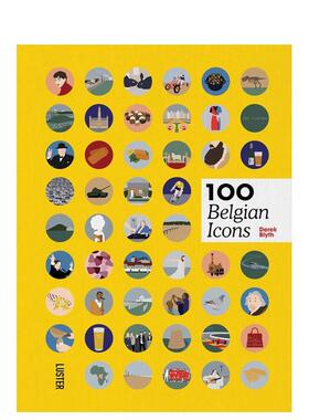 【预售】100个比利时偶像 100 Belgian Icons 原版英文旅行进口书籍图书外版正版