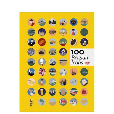 【预售】100个比利时偶像 100 Belgian Icons 原版英文旅行进口书籍图书外版正版