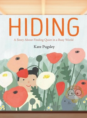 【现货】【美国插画师Kate Pugsley】躲藏Hiding英文儿童绘本插画师3-6岁精装Kate Pugsley进口原版书Viking (US)593206812书籍图