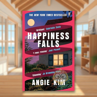 【预售】幸福降临英文文学小说进口原版外版书平装14岁以上Happiness Falls Angie Kim Faber & Faber书籍图书正版