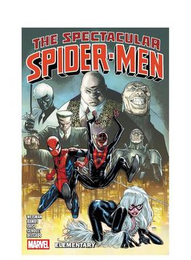【预售】漫威漫画 神奇蜘蛛侠卷2：元素 The Spectacular Spider-Men Vol.2: Elementary 英文漫画书原版进口美漫书籍
