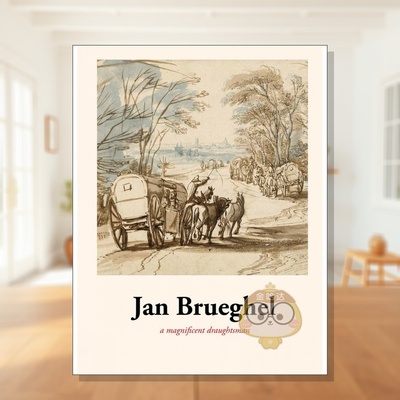 【预售】扬·布鲁盖尔：一位杰出的绘图师 Jan Brueghel: a magnificent draughtsman 原版英文艺术画册画集进口书籍图书外版正版