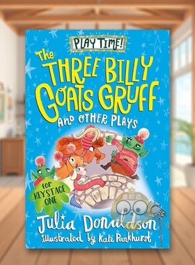 【预售】三只比利山羊嘎啦嘎啦及其他戏剧 The Three Billy Goats Gruff and Other Plays 原版英文儿童故事 咕噜牛作者 趣味表