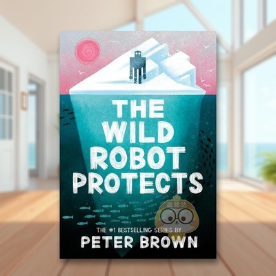 【现货】荒野机器人计划  梦工厂动画新片 凯迪克奖得主Peter Brown英文青少年读物进口原版书平装3-6周岁The Wild Robot Protec书