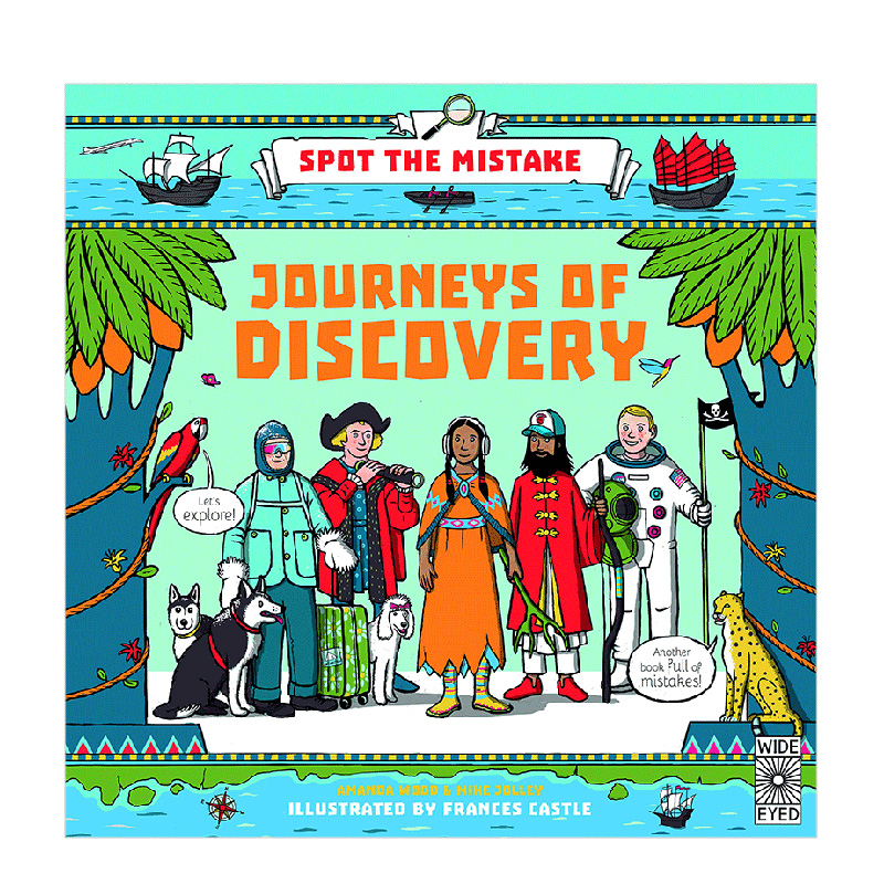 spot the mistake 发现错误:探索之旅 英文原版儿童趣味 7-12岁