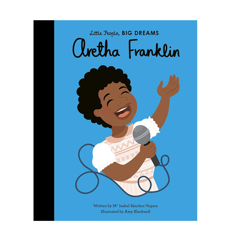 【小人物大梦想】艾瑞莎·富兰克林Aretha Franklin英文原版儿童绘本